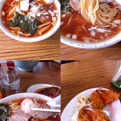 『ラーメン+あじフライ(￥520+420)』