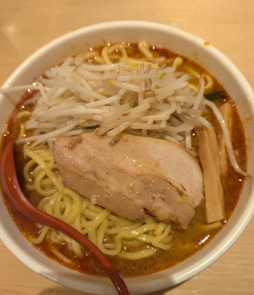 「辛味噌ラーメン特盛」@味噌麺処 花道庵 川崎平間店の写真