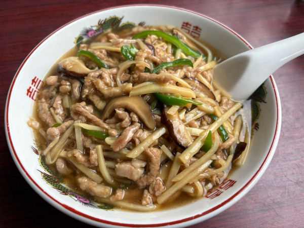 「肉そば(大盛)」@まんぷく亭の写真