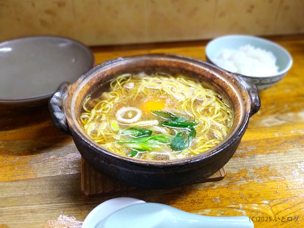 「なべ焼きラーメン」@橋本食堂の写真