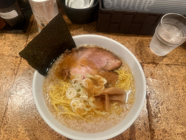 「えび塩こってり大盛り背脂まし」@きくちひろきの写真