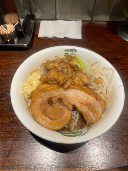 「雷そば」@ラーメン 雷 東京本丸店の写真