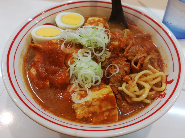 「五目蒙古タンメン(麺少なめ)1040円」@蒙古タンメン 中本 柏店の写真