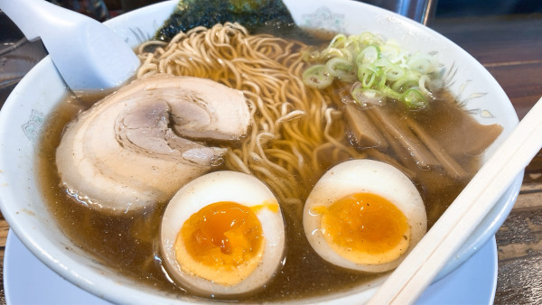 「長町ラーメン煮卵入」@長町ラーメンの写真