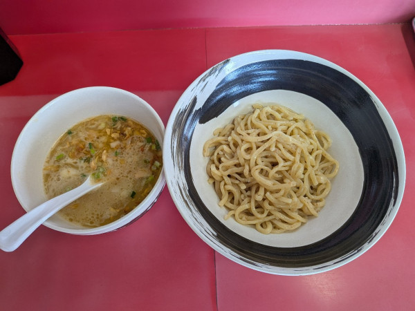 「醤油つけ麺」@麺魂 輝時の写真