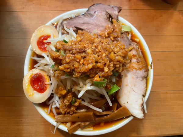 「らーめん250g+味玉」@らーめんやまちゃんの写真