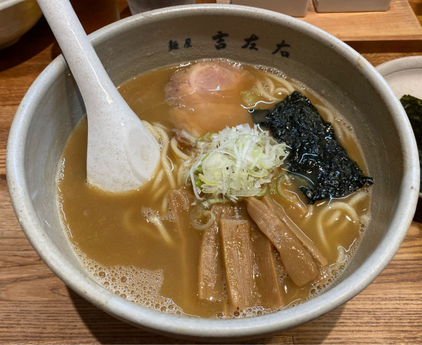 「ラーメン 海苔 Beer」@麺屋吉左右の写真