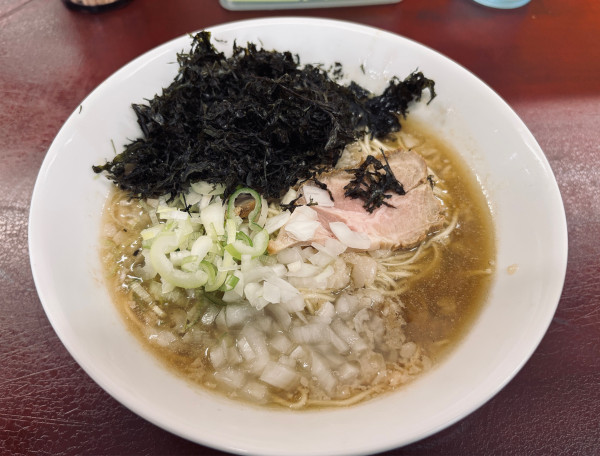 「背脂煮干しラーメン＋岩のり、和え玉半玉」@麺屋 結の写真