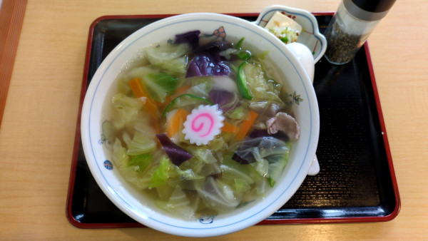 「タンメン：850円」@そば処 尾張屋の写真