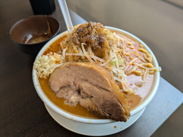 「限定　担々麺（全まし）1000円」@ラーメンたかしの写真