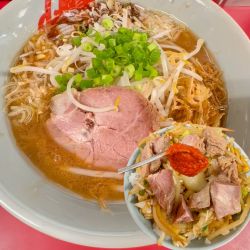 【期間限定】焦がし醤油ラーメン 940円＋悪魔丼 300円