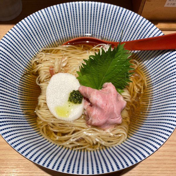 「【限定】羅臼昆布の冷しとろみそば　1200円」@焼きあご塩らー麺 たかはし アトレ川崎店の写真