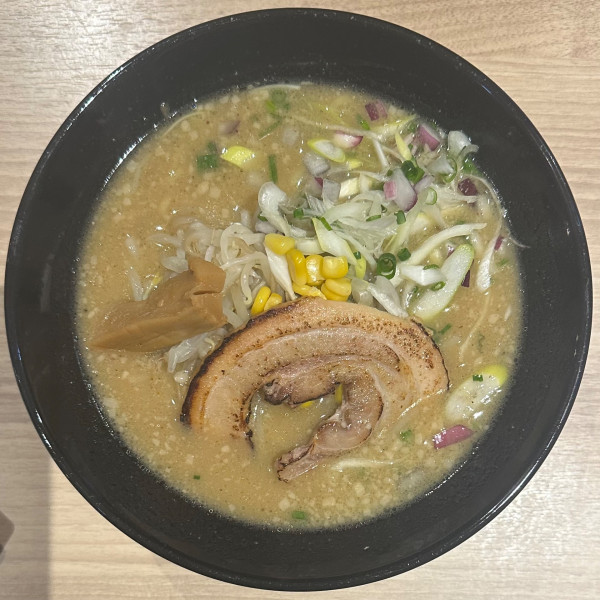 「濃厚白味噌らーめん」@美食ノ極の写真