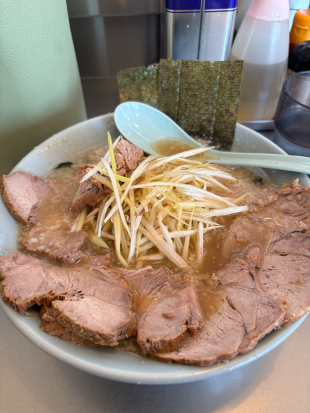 「ネギチャーシュー」@ラーメンショップ 椿 玉造店の写真