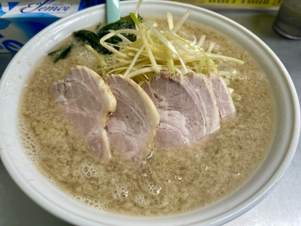 「ネギチャーシュー麺  大」@ラーメンショップ ニューシャトル東宮原駅前店の写真