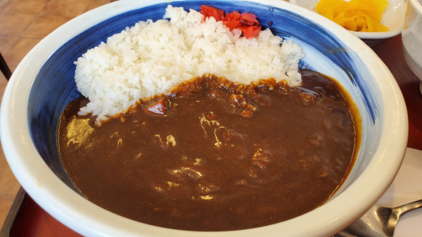 「辛口カレーセット（たぬきそば）」@山田うどん 庄和町店の写真