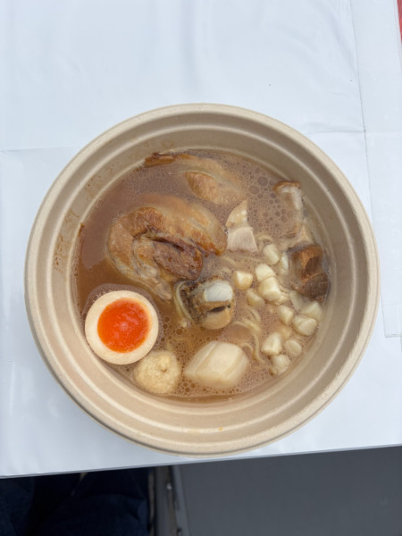 「濃厚貝豚スープの北海道ホタテ白湯ラーメン」@名古屋ラーメンまつり2025の写真
