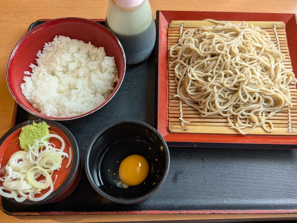 「ＴＫＧセット￥650」@瀬谷そばの写真