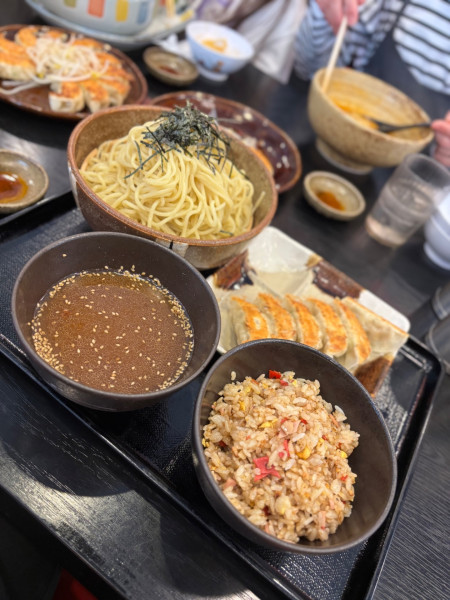 「濃厚つけ麺満腹セット」@五味八珍 御油店の写真