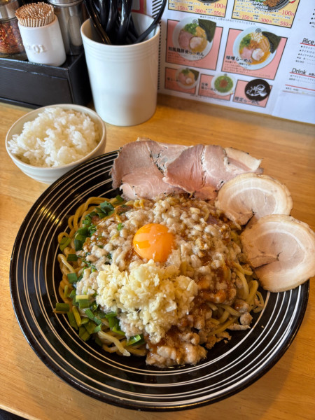 「背脂そば小盛り【ガチャ】」@葵春堂の写真