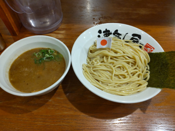 「津気屋つけ麺大盛(誕生日クーポン)」@つけ麺津気屋 武蔵浦和の写真