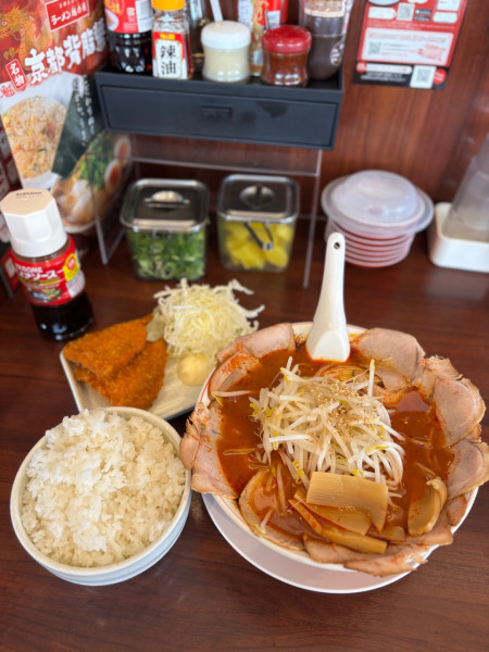 「辛みそもやしラーメン」@ラーメン魁力屋 豊川店の写真