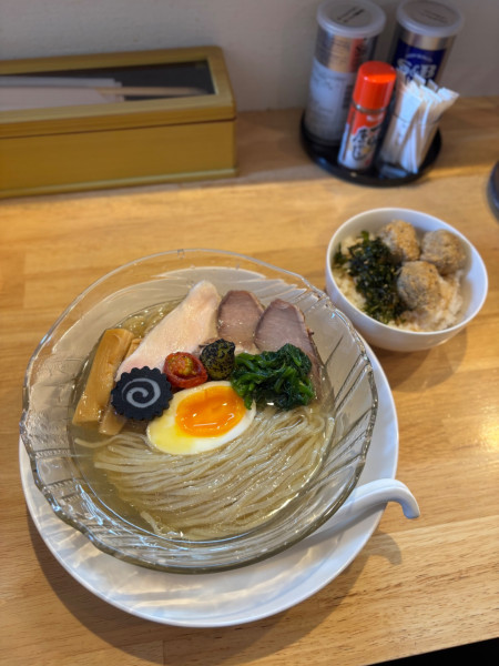 「焦がしわさびの冷たい塩らぁ麺」@自家製麺 絆の写真