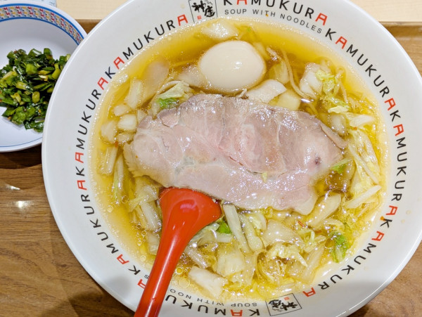 「煮玉子ラーメン」@どうとんぼり神座 KAMEIDO CLOCK店の写真