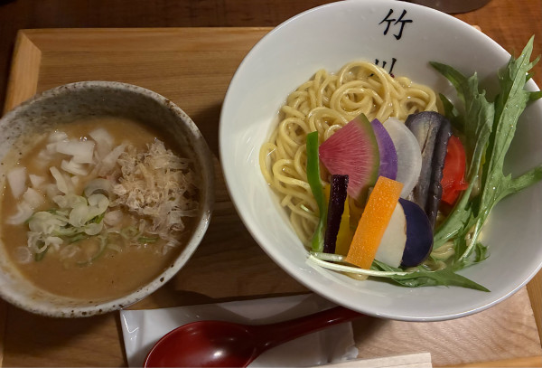 「無添加つけ麺大　1200円」@麺処 竹川の写真