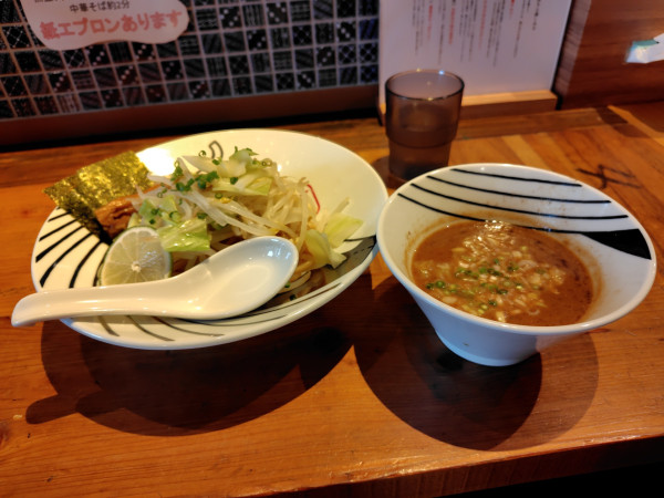 「野菜つけ麺¥1100」@つけ麺一裕の写真