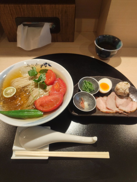 「すだちジュレ清涼麺（細麺全粒粉）（1500円）」@中華蕎麦 あお木 secondの写真