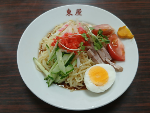 「冷し中華 900円」@東屋の写真