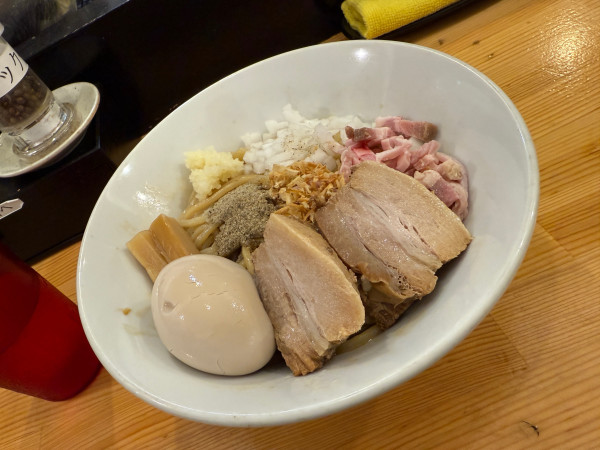 「まぜそば」@煮干らーめん 川むらの写真