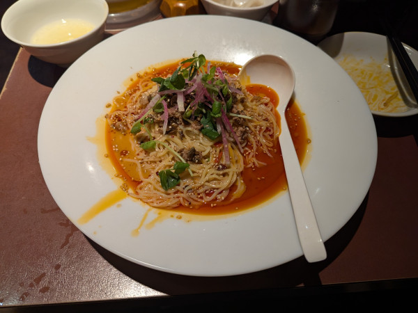 「冷やし担々麺」@陳家私菜 新宿店の写真
