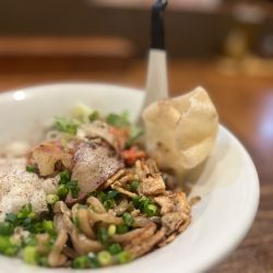 海老Abura蕎麦 800円