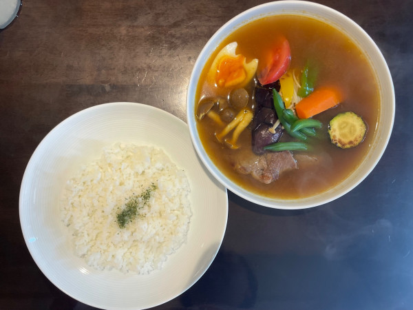 「ラム野菜（上肩ロースステーキ）」@CURRY YA！CONGの写真