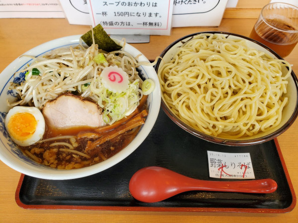 「野菜もりそば　大盛」@佐貫大勝軒ゆうの写真