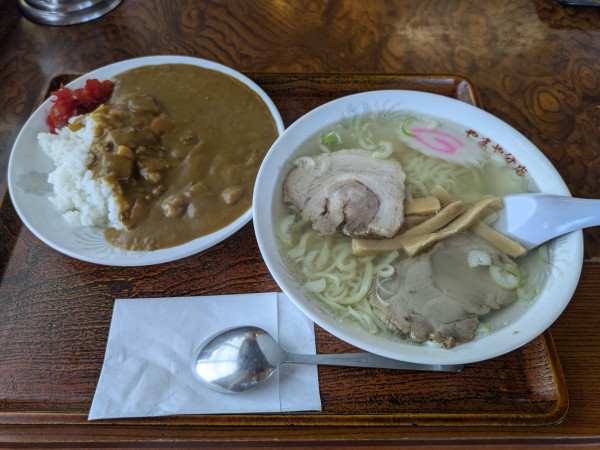 「Bセット（カレー）1100円」@やまや食堂 分店の写真