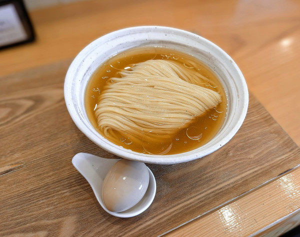 「京小麦と秋刀魚のひやかけ【期間·数量限定】」@麺道 ひとひらの写真