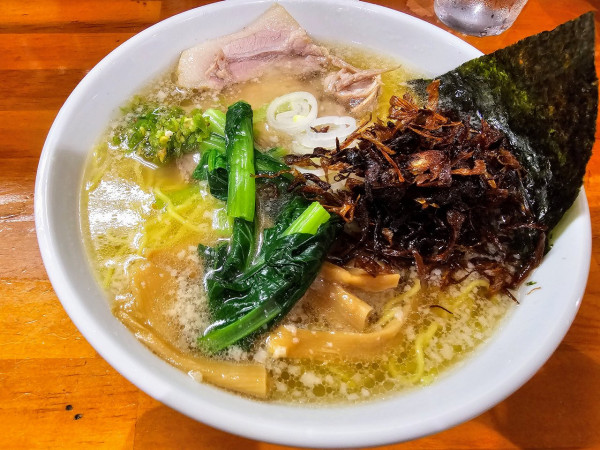 「純正上品こってり(塩)」@一条流がんこラーメン金町の写真