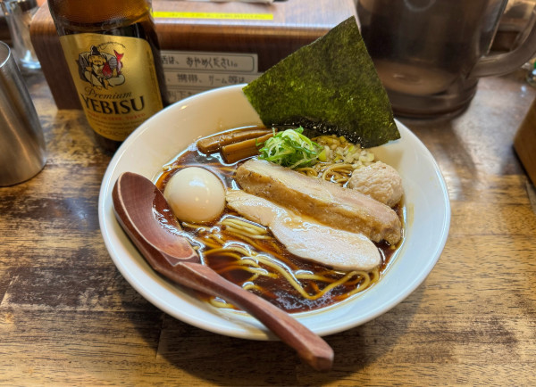 「味玉鶏中華そば¥1100」@らーめん チキントの写真