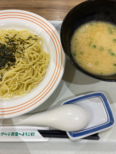 「鶏白湯つけ麺（麺1.5倍）」@リンガーハット アリオ橋本店の写真