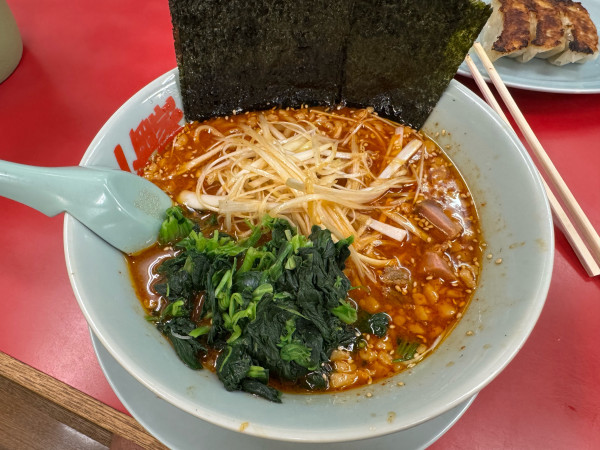 「辛味噌ネギラーメン」@ラーメン山岡家 明石店の写真