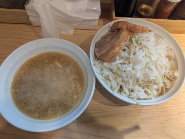 「つけ麺　麺ダブル　チャーシュー1枚追加」@ラーメン豚の子の写真
