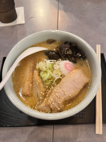 「合盛りみそラーメン」@らーめん 山頭火 越谷イオンレイクタウン店の写真
