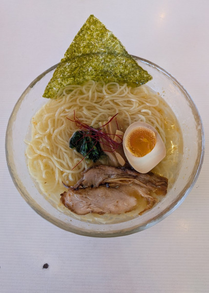 「冷エビ塩ラーメン」@中華そば 鈴乃家 鯉渕店の写真