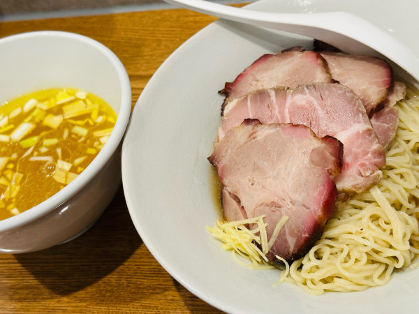 「細麺 塩 つけ麺 1,700円 豚増し 400円」@のスたの写真