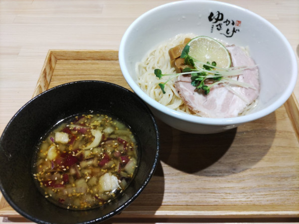 「昆布水鶏つけそば」@濃厚鶏麺 ゆきかげ 浅草本店の写真