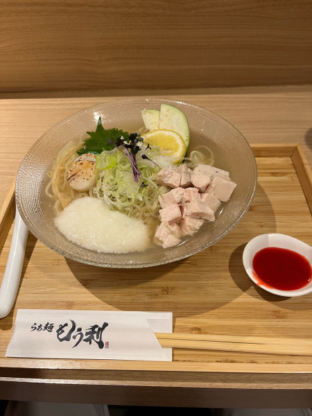 「帆立冷やし麺」@らぁ麺 もう利 南森町店の写真