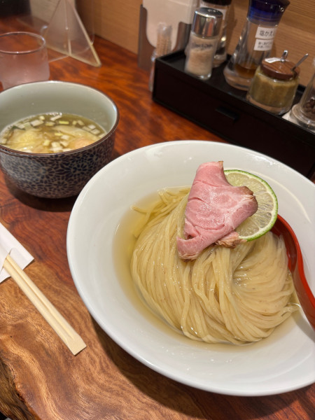 「特製昆布水つけ麺（塩）大盛」@三馬路 東京店の写真